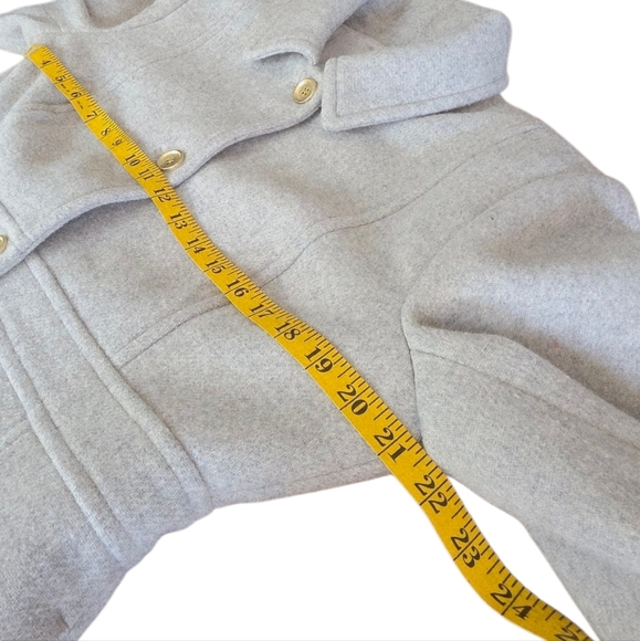 J.Crew Wool-blend Lady Coat / Jacket AT107  Heather Dusk Grey Size 12 - Picture 11 of 16
